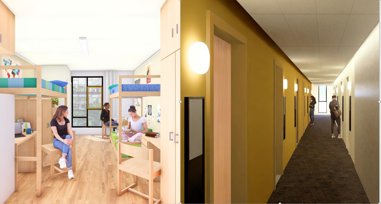 GT Int Room and Hallway
